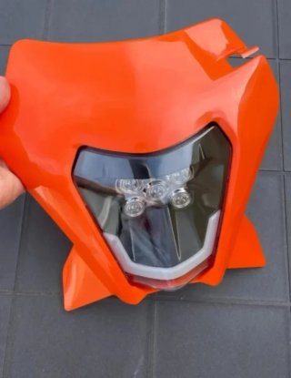 Careta led enduro supermotard