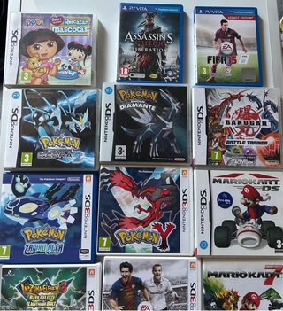 Lote de 10 Videojuegos Nintendo DS y PS Vita