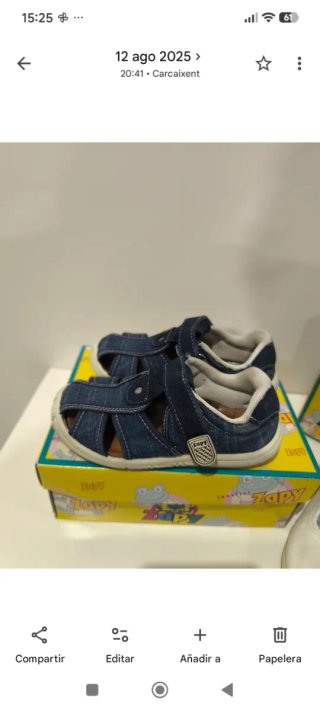 Sandalias Zapy niño talla 24