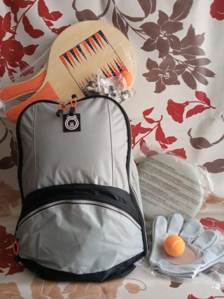 Zaino picnic con giochi da spiaggia