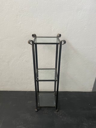 Conjunto mesa y sillas comedor cristal