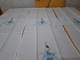 Set 6 Tovaglioli Vintage Ricamati
