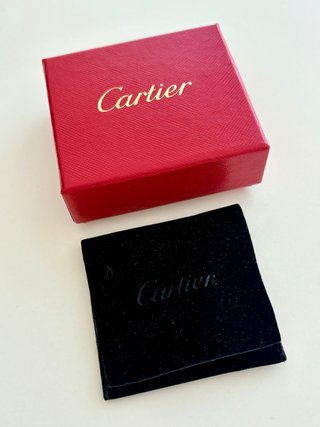 Llavero Cartier Plateado Caja Original