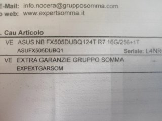 Computer portatile Asus nero