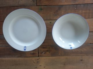 Lote Vintage Santa Clara Platos escudo Galicia