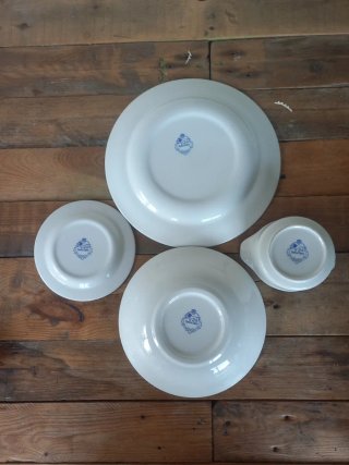 Lote Vintage Santa Clara Platos escudo Galicia