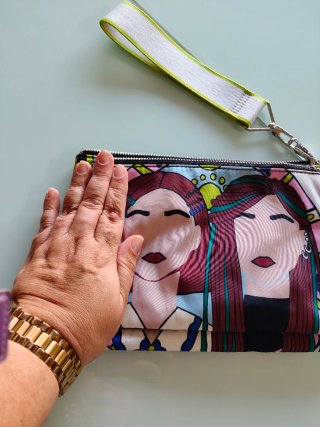 Bolso de mano Parfois Nylon Estampado