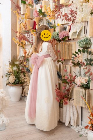 VESTIDO DE COMUNIÓN D LA DOS A LA DOCE - NUEVO