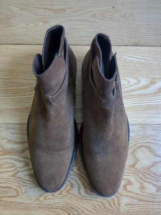 Botas de ante marrones