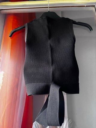 Camiseta Bershka Negra Talla