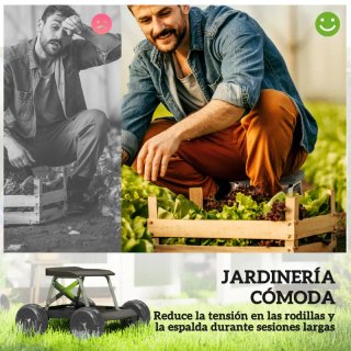 Banco Jardín Ruedas - Carga 130kg
