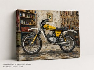 Lienzo Decorativo Moto Puch