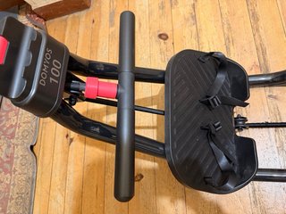 Máquina de remo plegable