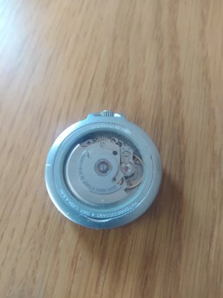 Reloj BMW R69S Correa Blanca Trasera Transparente