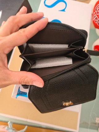 Monedero billetera negro