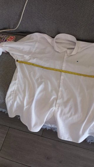 Camisa blanca de vestir para caballero