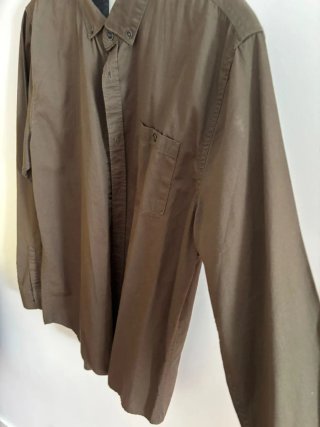 Camisa verde oscuro 100% algodón Talla M