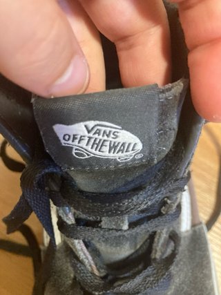 Zapatillas Vans Grises Altas