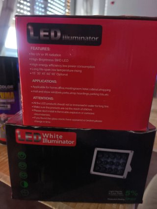 Lámparas LED infrarrojas para seguridad