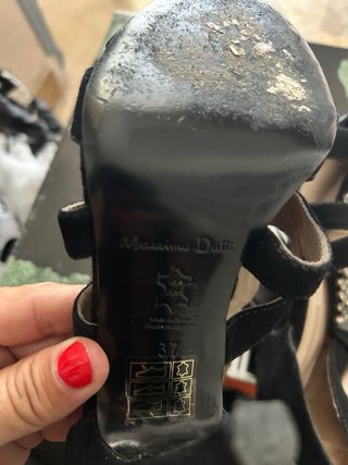 Sandalias Massimo Dutti negras