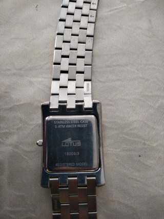 Reloj Lotus Cuarzo Acero Inoxidable