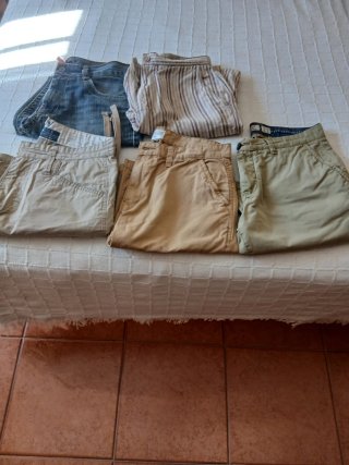 Lote 5 Pantalones Cortos Hombre