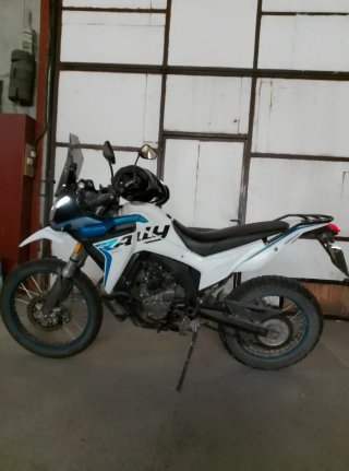 Moto Voge 300 Rally Blanca