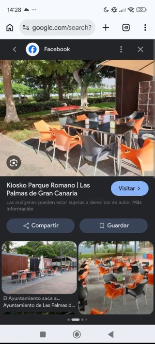 Sillas y mesas para terraza
