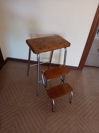 Scaletta Sgabello Vintage Anni 70