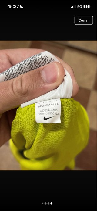 Camiseta nike rafa nadal amarilla