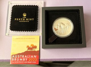 Moneda Plata 2 Oz Australian Brumby 2023