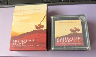 Moneda Plata 2 Oz Australian Brumby 2023