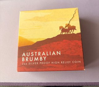Moneda Plata 2 Oz Australian Brumby 2023