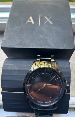 Reloj Armani Exchange Negro y Dorado