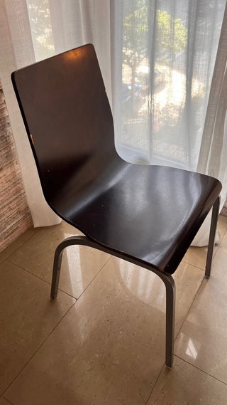 Taburete Barra Cocina Madera/ Metal y 4 sillas