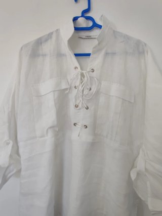 Camisa Lino Uterqüe Talla S
