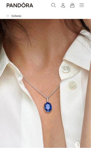 Conjunto Pandora Plata, Collar y Pulsera
