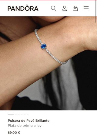 Conjunto Pandora Plata, Collar y Pulsera