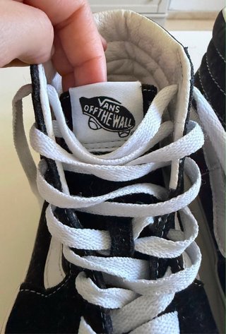 Vans altas plataforma mujer
