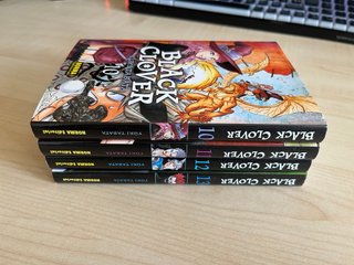 Black Clover manga tomos 10-13
