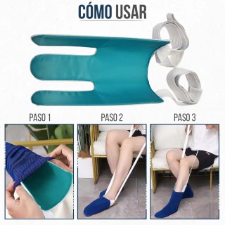 Calzador de calcetines para mayores