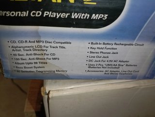 Reproductor CD MP3 Silvan Plata nuevo en su caja