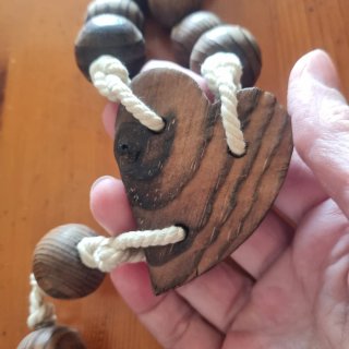 Rosario de madera gigante 130 cm
