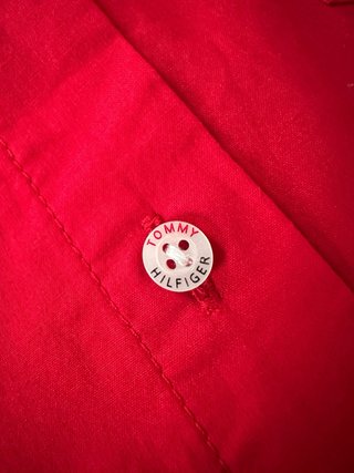 Camisa Tommy Hilfiger Mujer Talla M Roja
