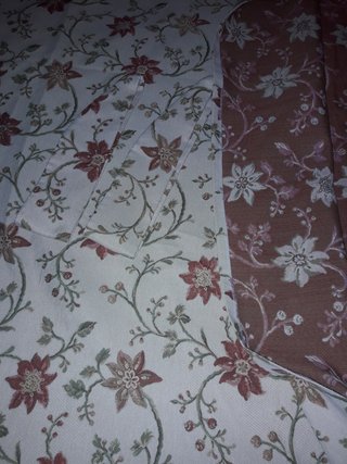 Cortinas flores