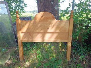 Cama de madera de pino con somier 105-180