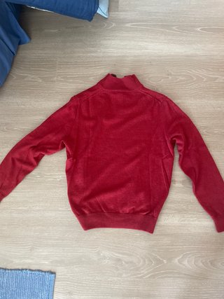 Jersey Brooks Brothers cuello vuelto rojo Talla L