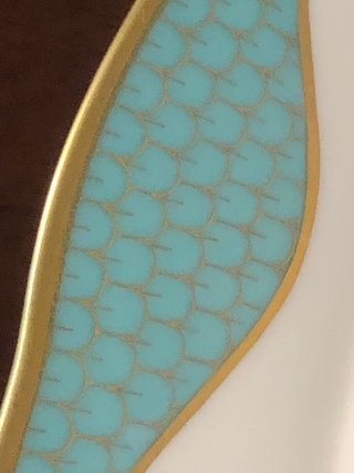 Piatto Herend in porcellana decorato