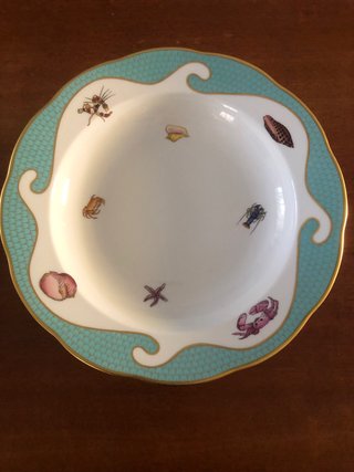 Piatto Herend in porcellana decorato