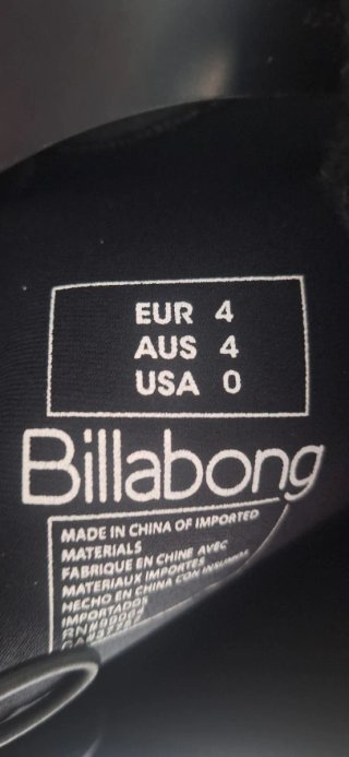 Traje neopreno Billabong Talla 12